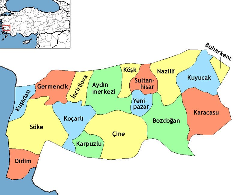 Karacasu Coğrafi Yapısı